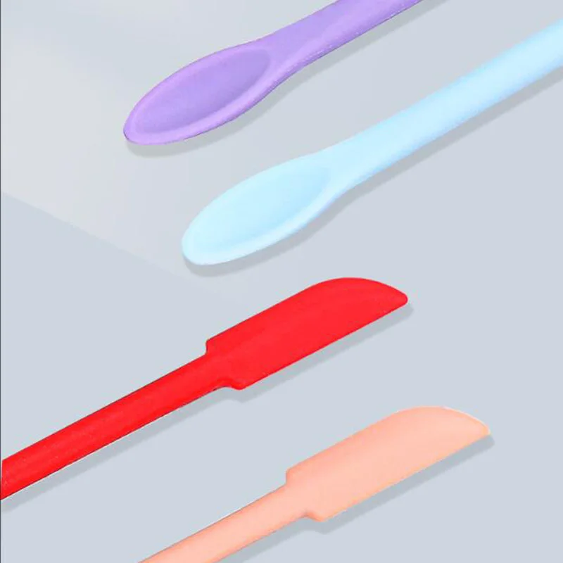 Multipurpose Beauty Spatulas Scraper Silicone Scraper Foundation Stirring Stick Cosmetic Scraper Base Makeup Makeup Tool