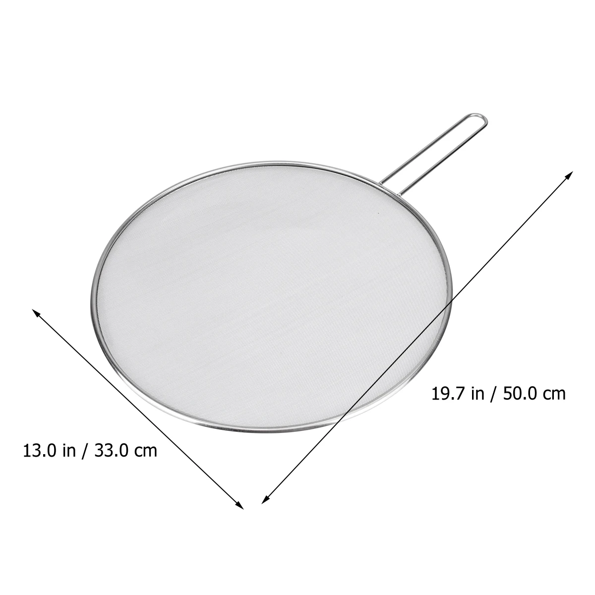 

Oilproof Mesh Snack Filter Stainless Steel Fried Tool Round Screen Fruit Dish Frying Long Handle Kitchen Utensil French Fries