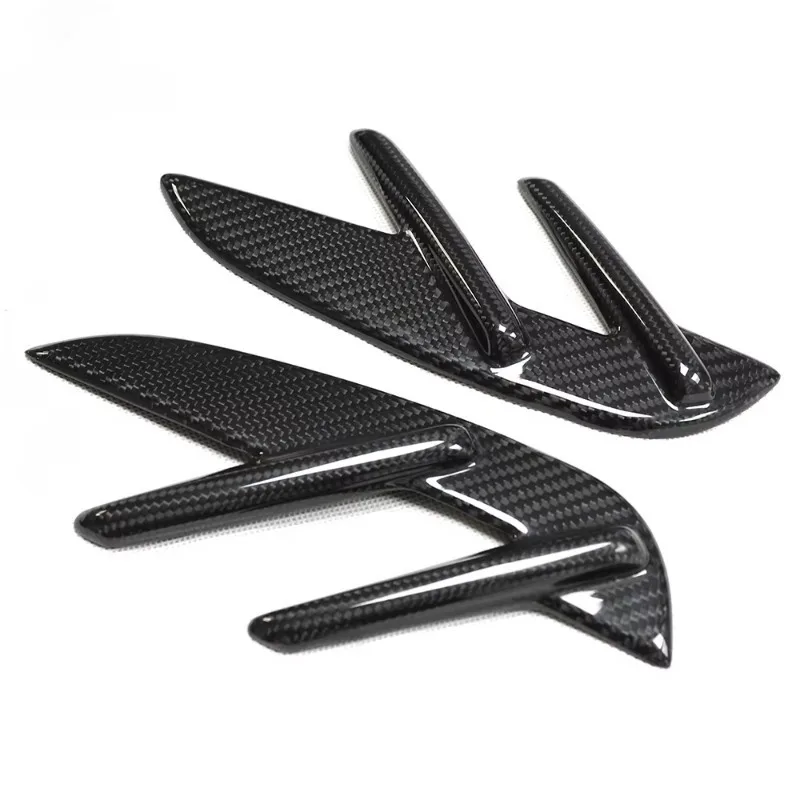 

G82 Dry Carbon Fiber Fender Cover for BMWs M4 G83 G82 2021+ Carbon Side Air Vent Grill Light Trim Automotive Parts