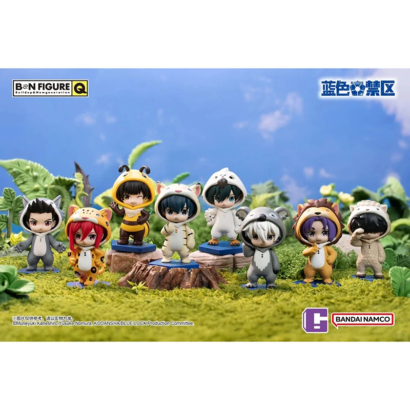 

Bandai Blue Lock Forest Onesie Series Blind Box Mini Anime Figurines Animal Cosplay Desktop Decor Collectibles For Anime Fans