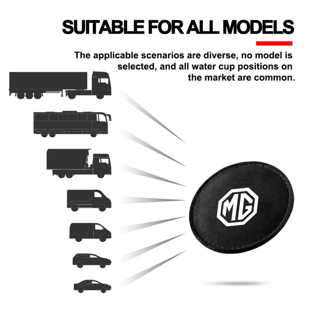 2 قطعة شارة السيارة قاعدة أكواب الماء سجادة ضد الإنزلاق ديكور الوسادة اكسسوارات السيارات لموريس المرآب MG موتورز 350 HS GT هيكتور الطيار