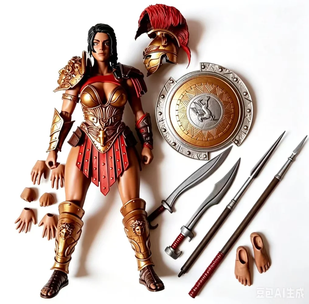 XesRay 1/12 Scale Accessories Model for 6'' Gladiator Roman Female