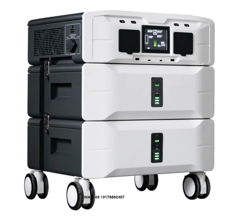 5000W 5120Wh Home Battery Portable Solar Power Station Emergency Generator with Lifepo4 for House Solar System  Controller