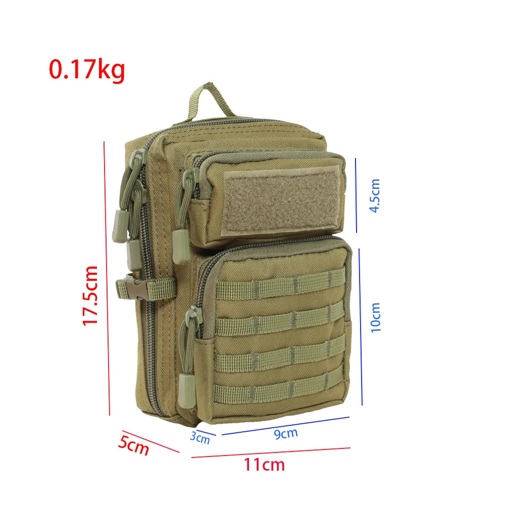 ‌Mini Tactical Sling Bag EDC Waist Pack for Phone Wallet Military Style Crossbody Bag with Hip Backpack Attachment Pack