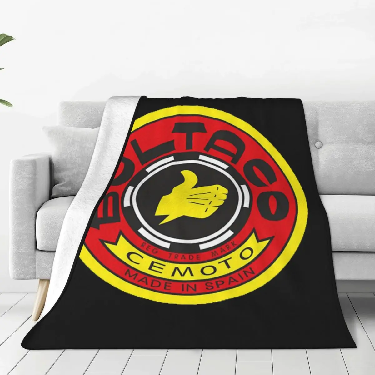 Bultaco Motorcycles Blankets Flannel Warm Sofa Throw Blankets For Home Bedroom Outdoor Throws Bedspread Quilt