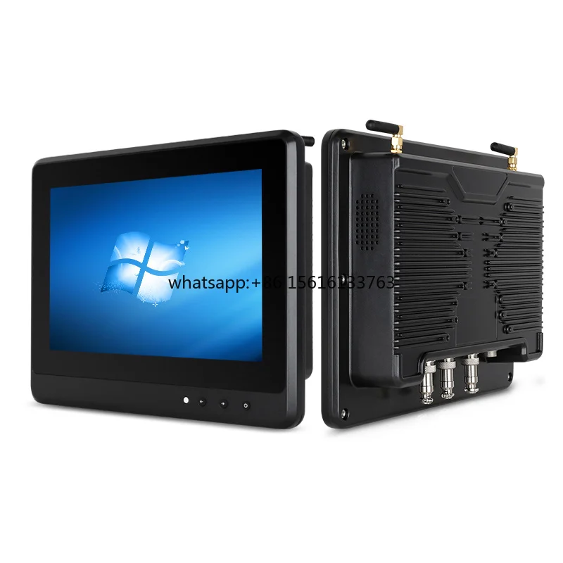 

Embedded In-Vehicle Rugged Car Industrial Panel Pc Computer Display Fanless Vehicle Power Mounted Computer for Trucks Diagnostic