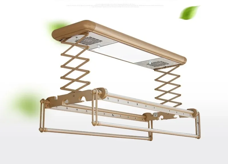 Home balcony hanger electric intelligent remote control drying rack automatic drying rack lifting clothes dryer