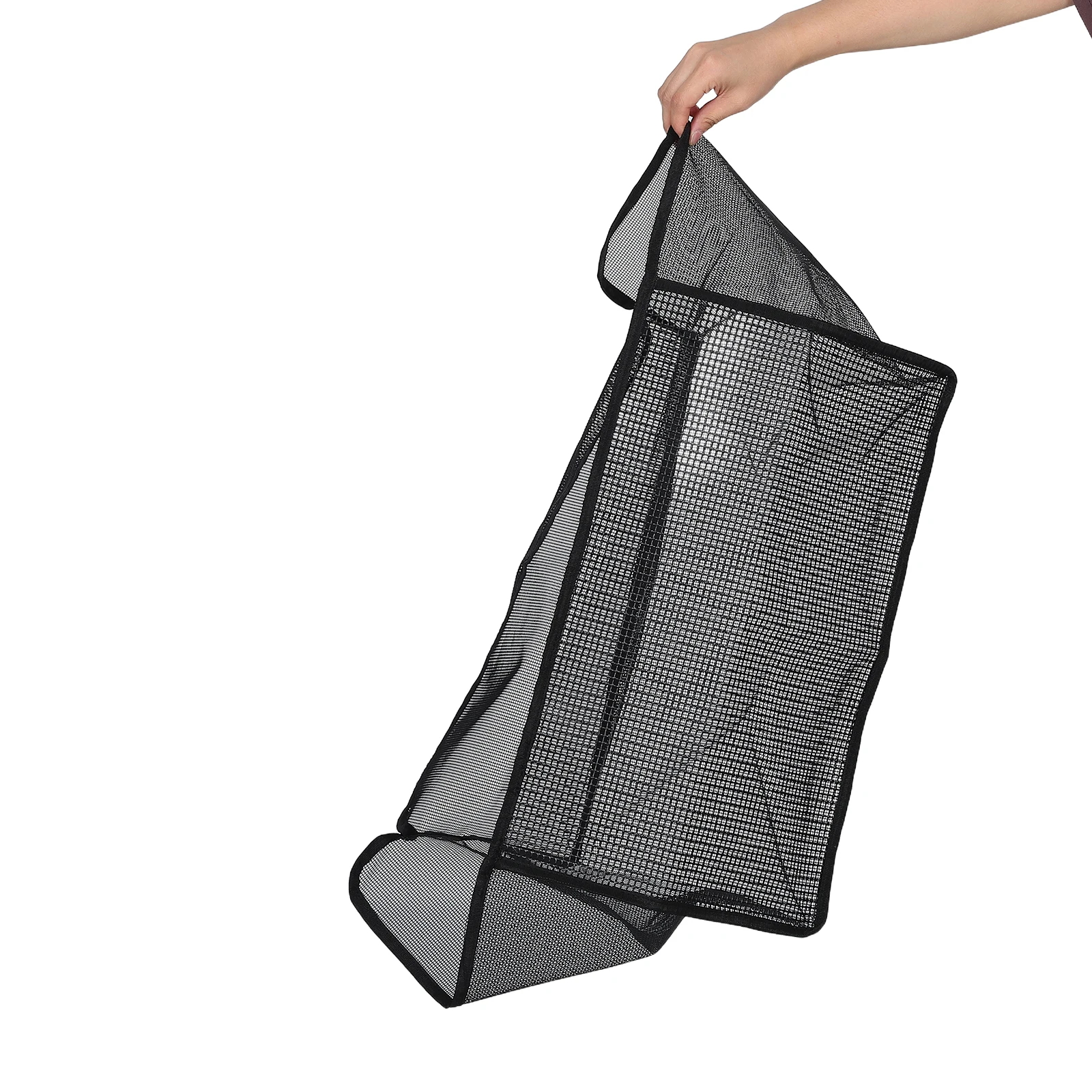 

U-Shaped Window Air Conditioner Cover Full Coverage Black Mesh Protector Outdoor Unit Dust Leaf Guard Air Conditioner Protective