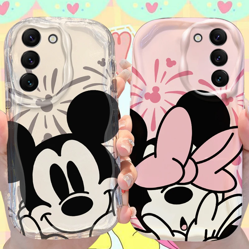 

Mickey Minnie Case for Samsung Galaxy S25 S24 S23 S22 S21 Ultra Plus S20 FE A73 A72 A71 A56 A55 A54 5G A52 A52S A51 4G Cover