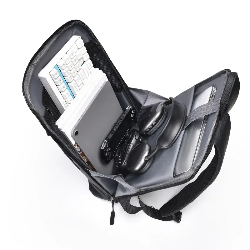 

Высококачественный мужской рюкзак для ноутбука 15,6 дюймов | Вместительная дорожная сумка из ПУ, хит продаж