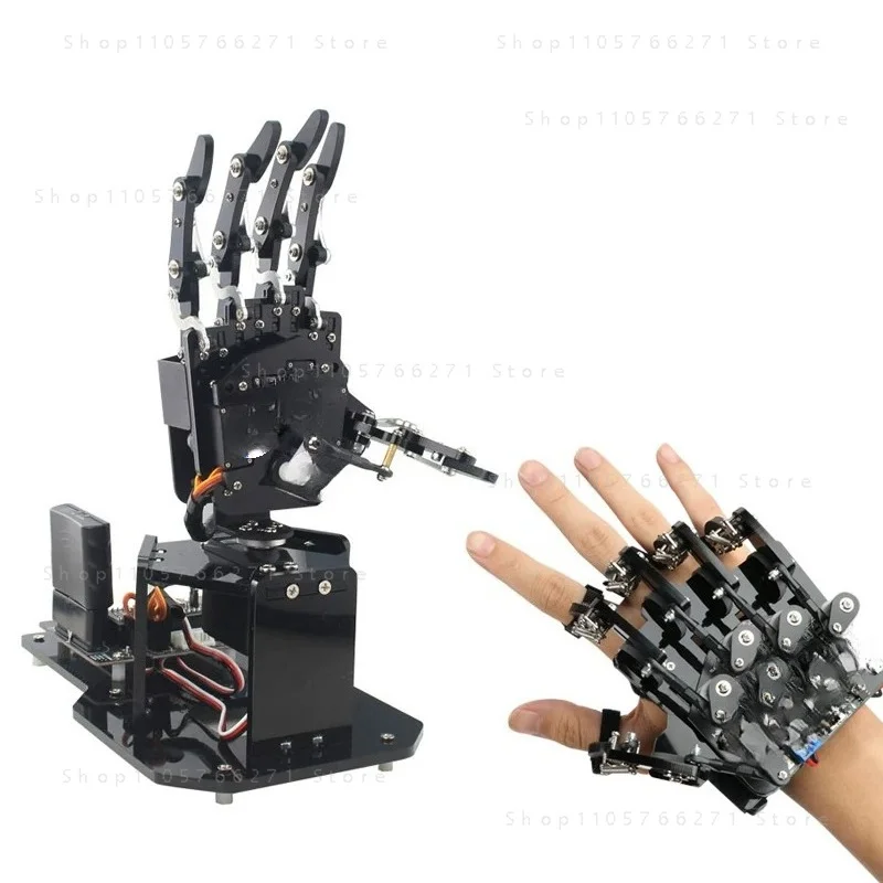 Prosthetic mechanical dynamic finger stainless steel bionic mechanical palm