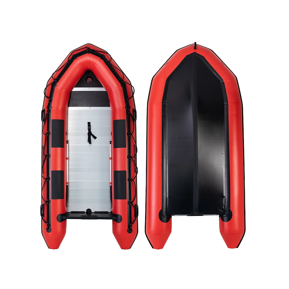 Inflatable Fishing Lure Boat Rescue Aluminum Floor Inflatable Boat for Sale
