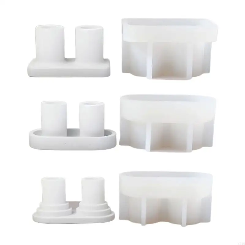 Oval Concrete Holder Tray Mold Lipstick Storage Box Mold Jewelry Display Tray Mold Color Concentrate Holder Mold