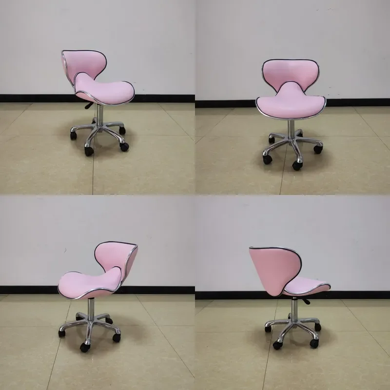 Adjustable Hydraulic Barber Chair Rolling Swivel Stool for Hair Salon Spa Massage Therapy Work Seat with Wheels