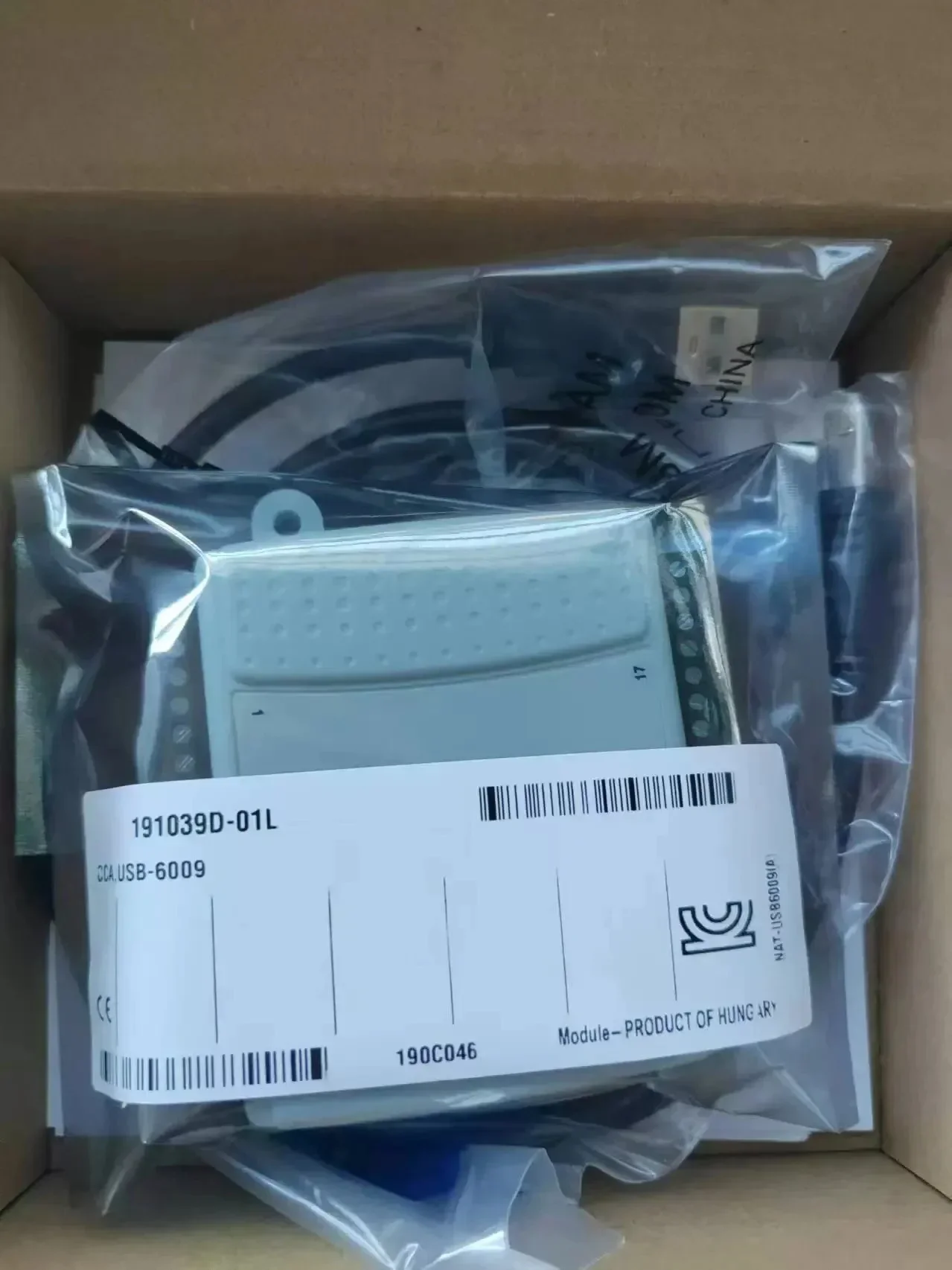 A=For NATIONAL INSTRUMENTS NI USB-6009 Data Acquisition Card Multifunction DAQ 779026-01 White Fast Ship