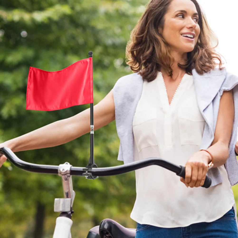 

6Pcs Bicycle Flagpole Mounts Durable Handlebar Brackets for Motorcycle Dirtbike Racing Safety Flag Holders Rear Luggage Rack