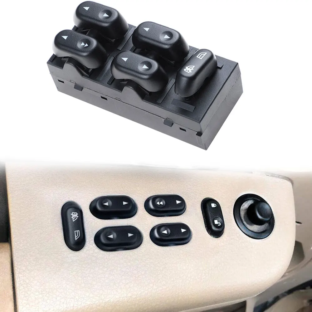 5L1Z-14529-AA For Ford F150 Expedition Crown Victoria Lincoln Mark LT Marauder Master Power Window Switch Button 5L1Z14529AA