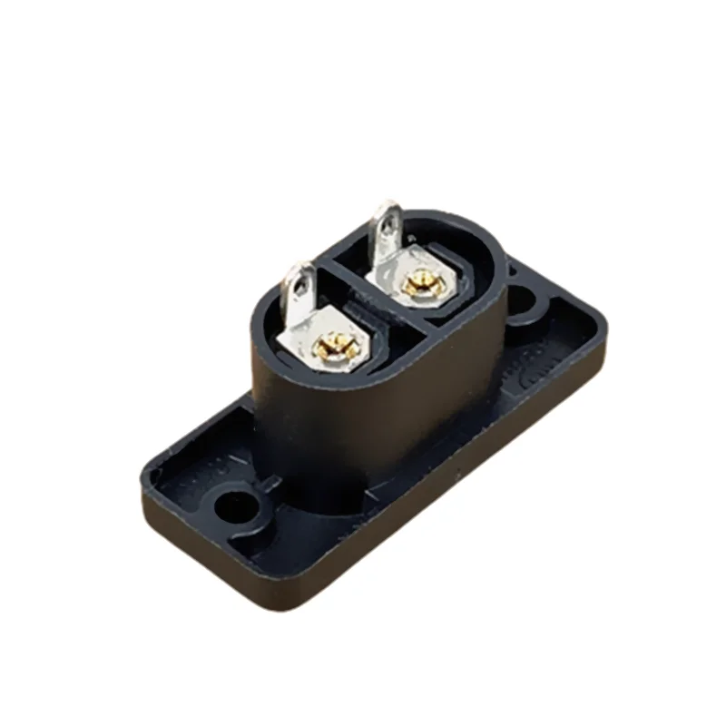 Hot Selling AC250V 2.5A 5pcs 2Pin IEC 320 C8 Screw Mount Inlet Plug Socket for Power Supply Industrial Equipment Kit Set Case