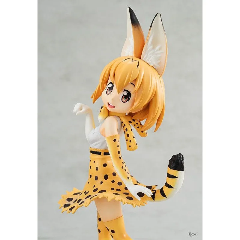 Stock Original KADOKAWA Leptailurus Serval Kemono Friends Kingdom 1/7 22cm  Authentic Collection Model Animation Character Toy