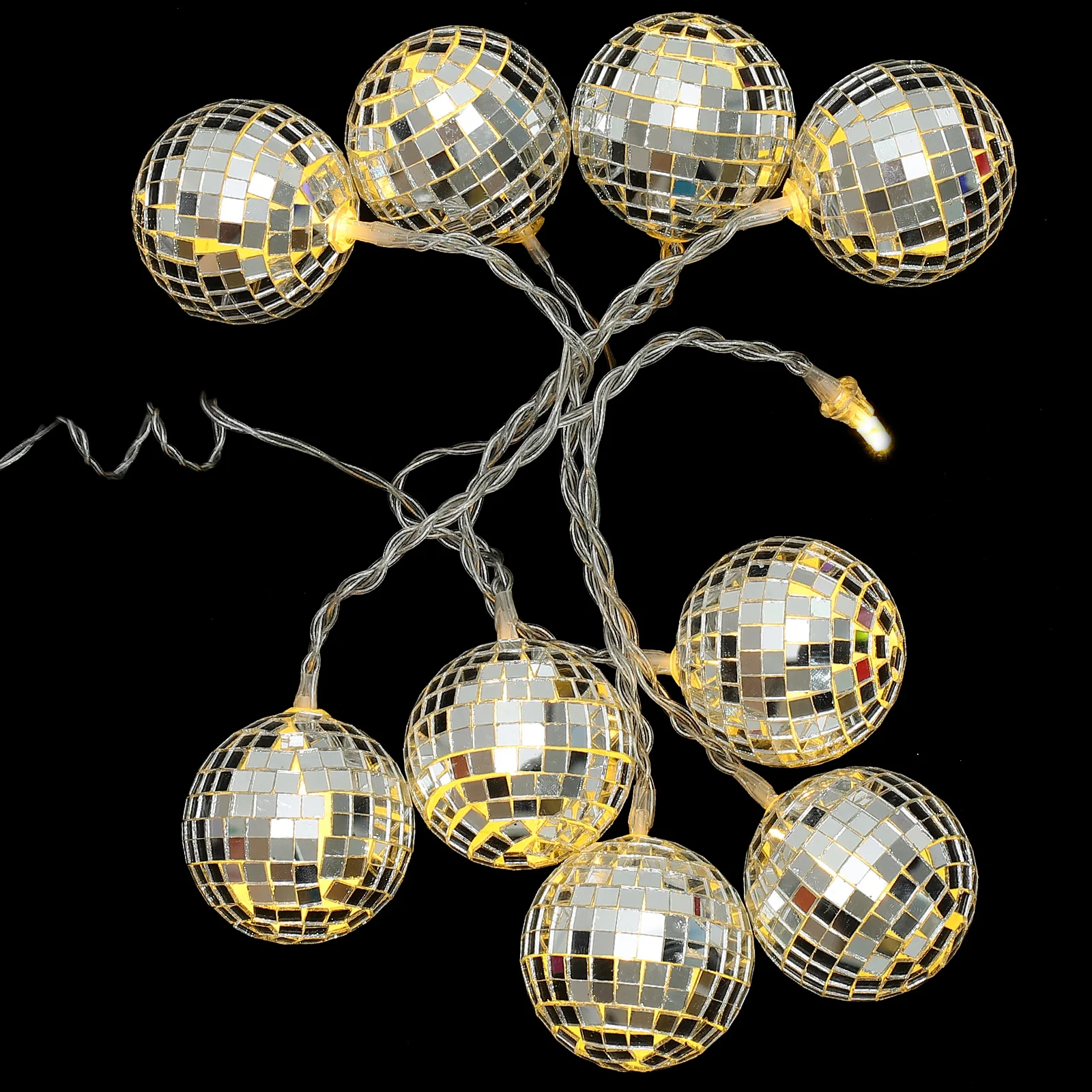 

1 Set Light Disco Ball Design For Xmas String Lights Party Wedding Home Christmas Party Supplies Outdoor Festival Decoration