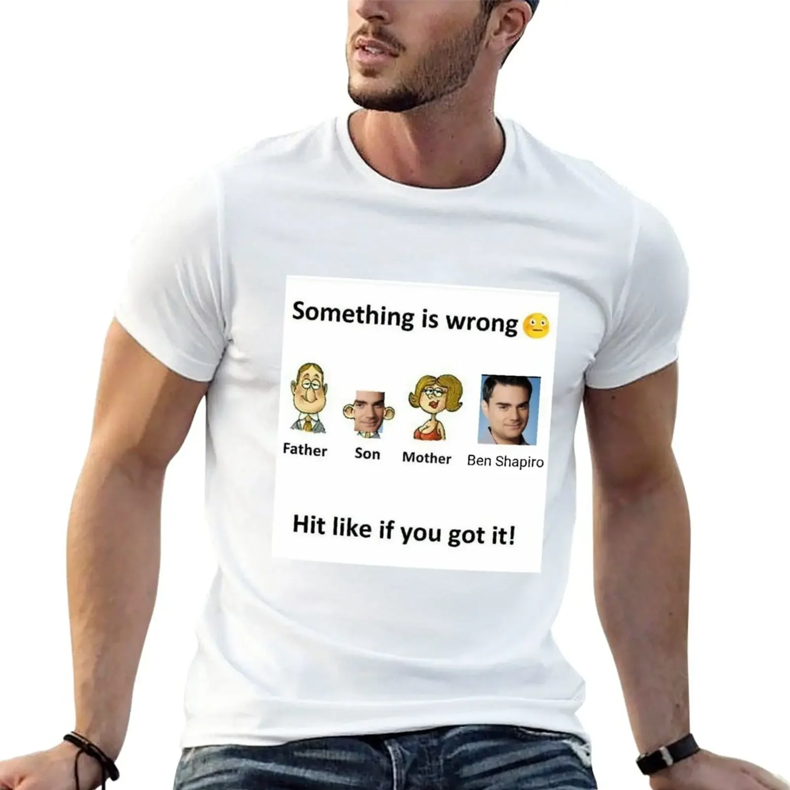 Ben Shapiro Trolls Left Wing Epic Style T-Shirt anime hippie clothes plain white t shirts men