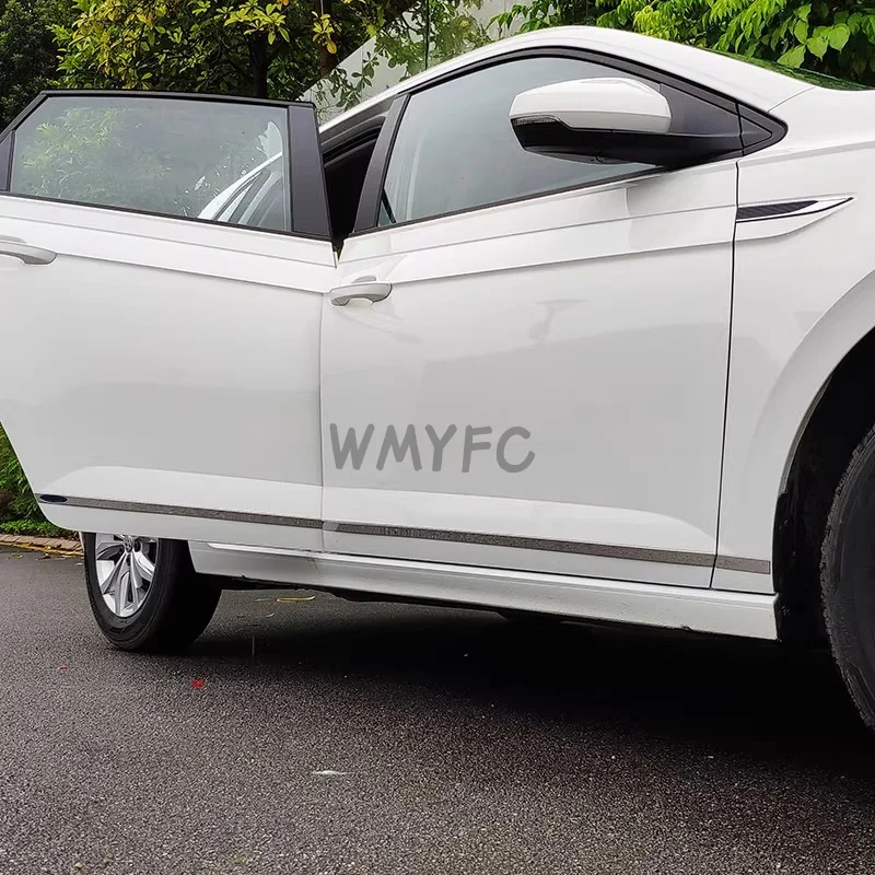 vw-ポロ-mk6-2019-2025-車用ステンレス製サイドドアトリム装飾ストリップモールディング-6個セット