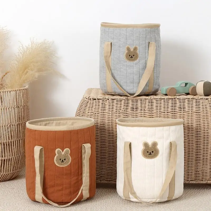 Borsa per pannolini Borse in cotone leggero Borsa per mamma capacità Borsa per riporre spruzzi d'acqua Borsa con