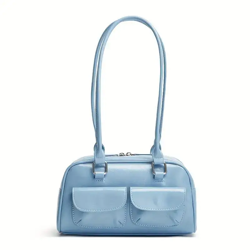 جديد السيدات تخفيف حمل حقيبة المرأة الأعمال حقائب كتف بولي Leather جلد الإناث تحت الإبط حقيبة كبيرة حقائب اليد المحفظة #5