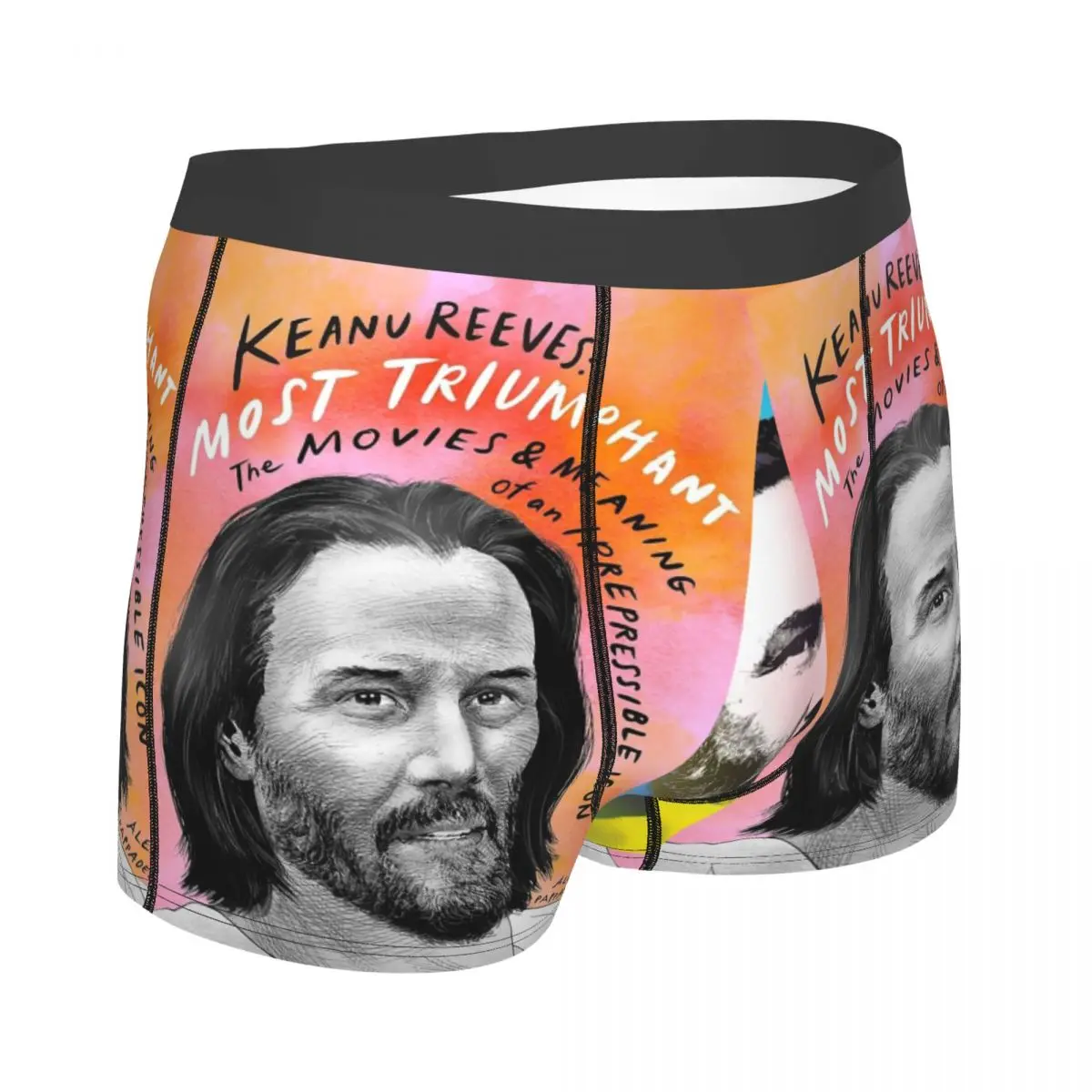 Keanu Reeves John-Wick Man'scosy Boxer Briefs Underwear Highly Breathable Top Quality Birthday Gifts