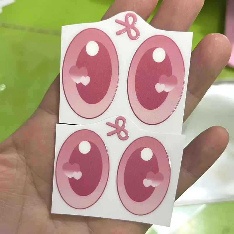 38cm Mokoko Eye Stickers For Labu Eye Makeup Color False Eyelash Customization Gorgeous And Exquisite Periphery Stickers
