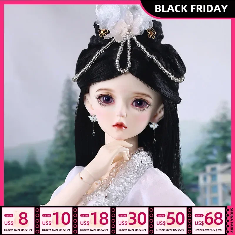 AS Xiao Xue 60.5cm SD 1/3 Doll BJD AnRu New arrival Girl Literary Gift Ball Doll And Free Eyes Dropshipping 2020