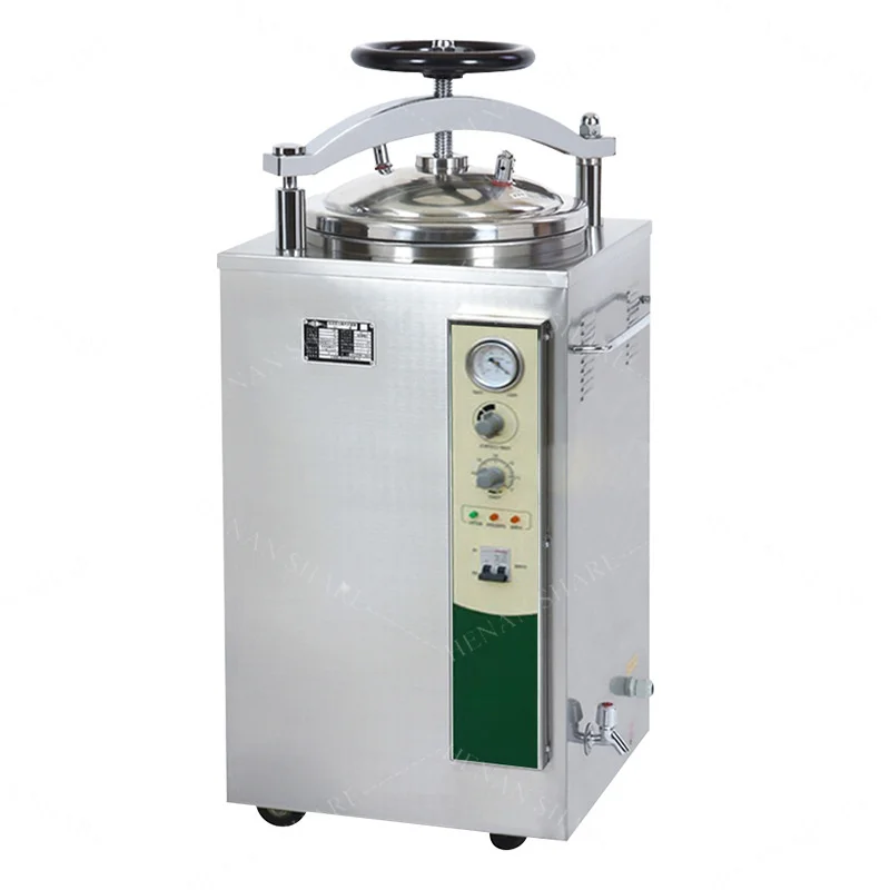 Autoclave verticale per sterilizzatore a vapore industriale per alimenti da 100 litri Macchina per sterilizzazione verticale per autoclave