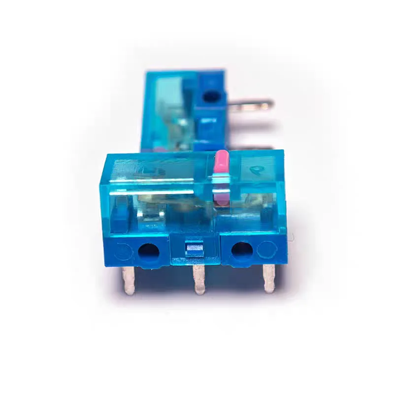 20PC-1pc   New Huano Blue Transparent Shell Pink Dot 80 Million Microswitch Button for Logitech Button