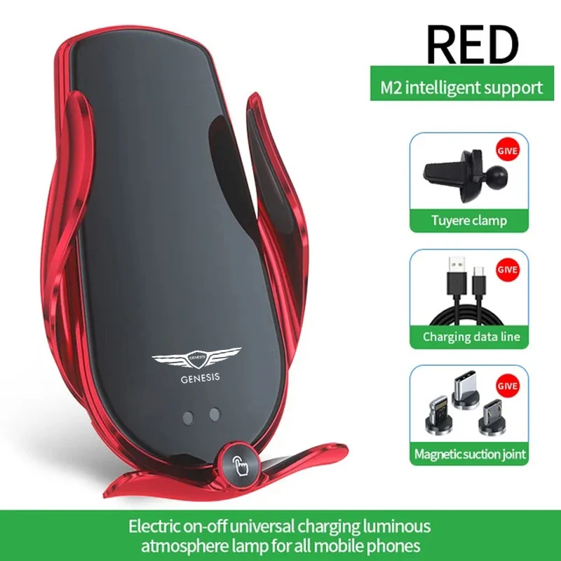 Gravity Car Phone Holder For GENESIS gv60 Coupe 3.8 2022 gv80 gv70 g70 g80 g90 For Xiaomi Samsung Universal Mount Sucker Holder