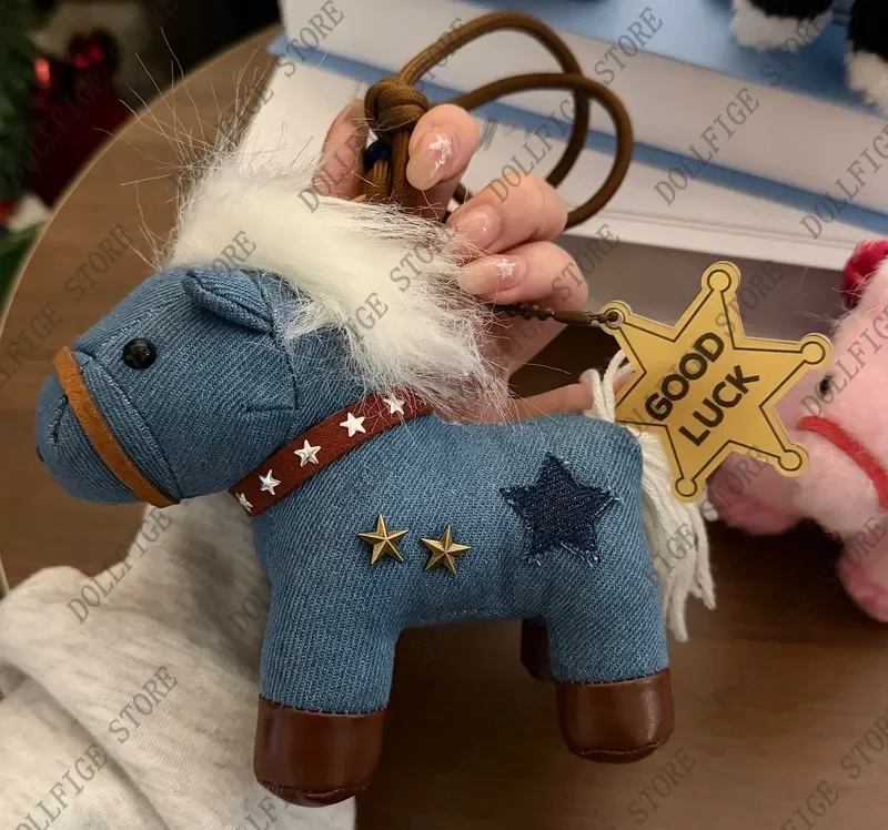Nuovo Martube Horse Keep Lucky Series Borsa in peluche Ciondolo Anno del cavallo Mascotte Portachiavi regalo di Natale di Capodanno culturale e creativo