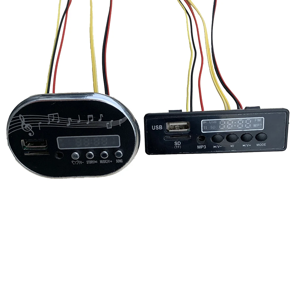 Lecteur de musique de véhicule électrique pour enfants, contrôleur principal, affichage de la tension, conte, MP3, USB, 12V