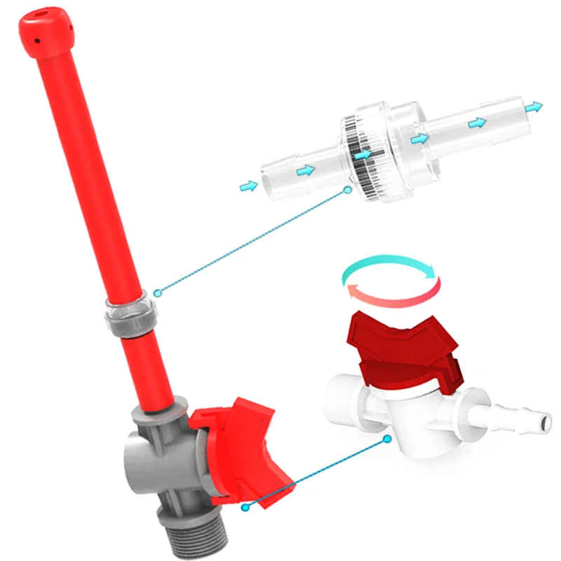 

Tube Cleaner with Anti-reflux Switch Portable Soft Silicone Tube Enema Shower Cleaning Personal Hygiene Cleaning Bidet Shower