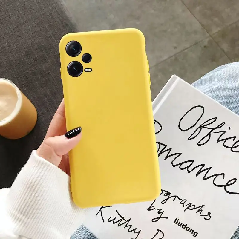 Flüssige Silikonhülle für Xiaomi Redmi Note 12 Pro Plus Note 12 Pro + Linsenschutz, stoßfeste Abdeckung für Poco X5 Pro 5G Hüllen – Detail 7