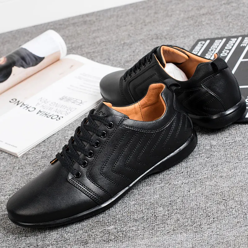 BONA New Classics Style Men Casual Shoes Lace Up Breathable Men Shoes Light Soft Male Flat Shoes Comfortable