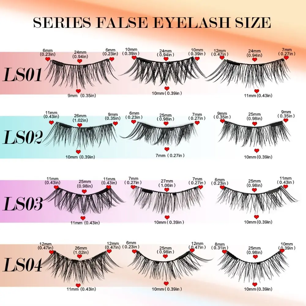3 Paar neue YSDO magnetische Wimpern, künstliche 3D-Nerzwimpern, weiche, flauschige falsche Wimpern, wiederverwendbar, kein Kleber erforderlich, falsche Wimpern im westlichen Stil