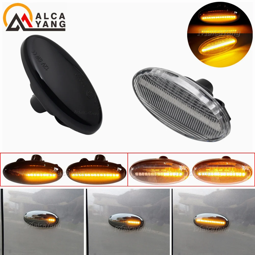 LED Side Marker Turn Signal Light For MAZDA 2 3 5 6 BT-50 MPV Dynamic Repeater Sequential Indicator Lamp Blinker