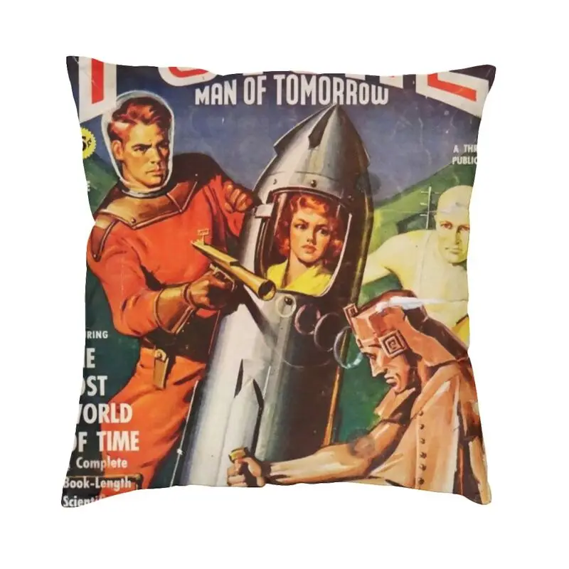 Custom Captain Future Cushion Cover Sofa Decoration Square Throw Pillow Cover 40x40cm