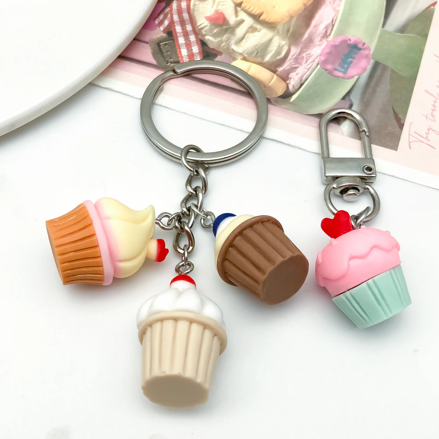5/10pcs Cream Cake Resin Pendants - DIY Handmade Jewelry Charms for Earrings & Necklaces - view 5