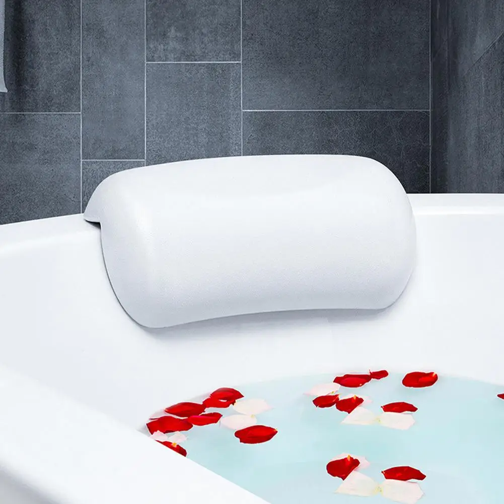 

Подушка для ванны Extra SPA Толстый эргономичный подголовник Мягкая подушка для ванны для головы Ванная комната Essentials Шея Горячие ванны Shoul O6S2