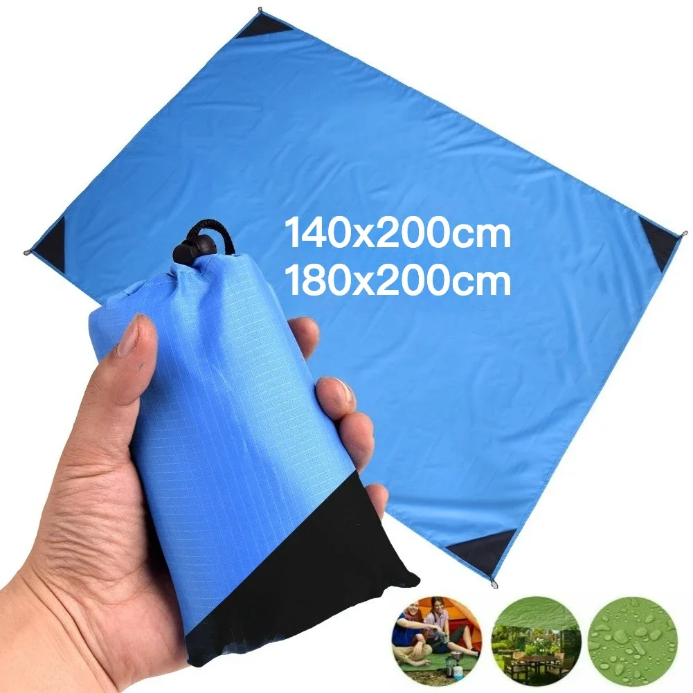 Outdoor Camping Mat Lightweight Waterproof Foldable, Picnic Beach Mat Polyeste