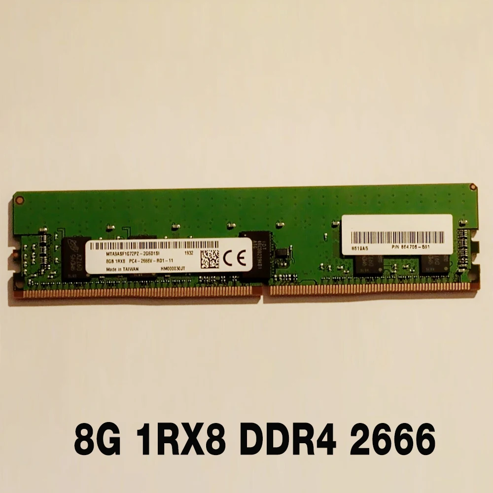 

1PCS RAM 8GB 8G 1RX8 PC4-2666V DDR4 2666 For MT Server Memory MTA9ASF1G72PZ-2G6D1SI