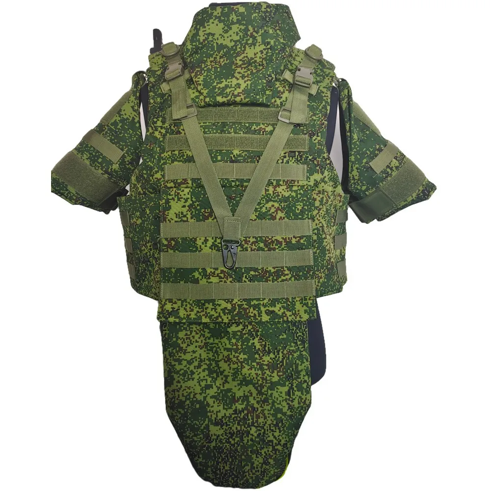 Full Protective Bulletproof Vest Ga2/3 Level Pe/kevlar Tactical Vest For Individual Combat Defense Equipment