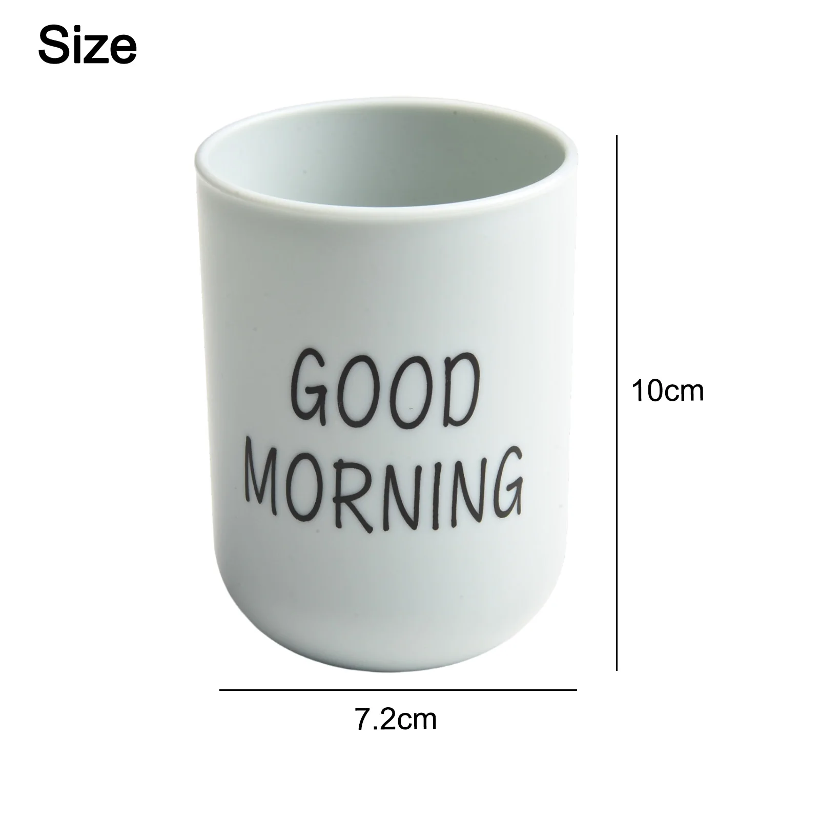 Toothbrush Washing Cup Travel Tumbler 100 Brand New Washing 400ml Water Holder Khaki Morning 7.2*10cm White Black