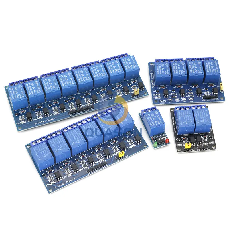 5V 12V1 2 4 6 8 Channel Relay Module With Optocoupler Relay Output 1 2 4 6 8 Way Relay Module For Arduino In stock