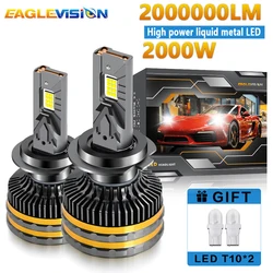 EAGLEVISION Auto Headlight Bulbs  H7 Led Canbus Vehicle 2000W High Power Lighthouse for Car 9005 9006 9012 H1 H4 H7 H11 12V 24V
